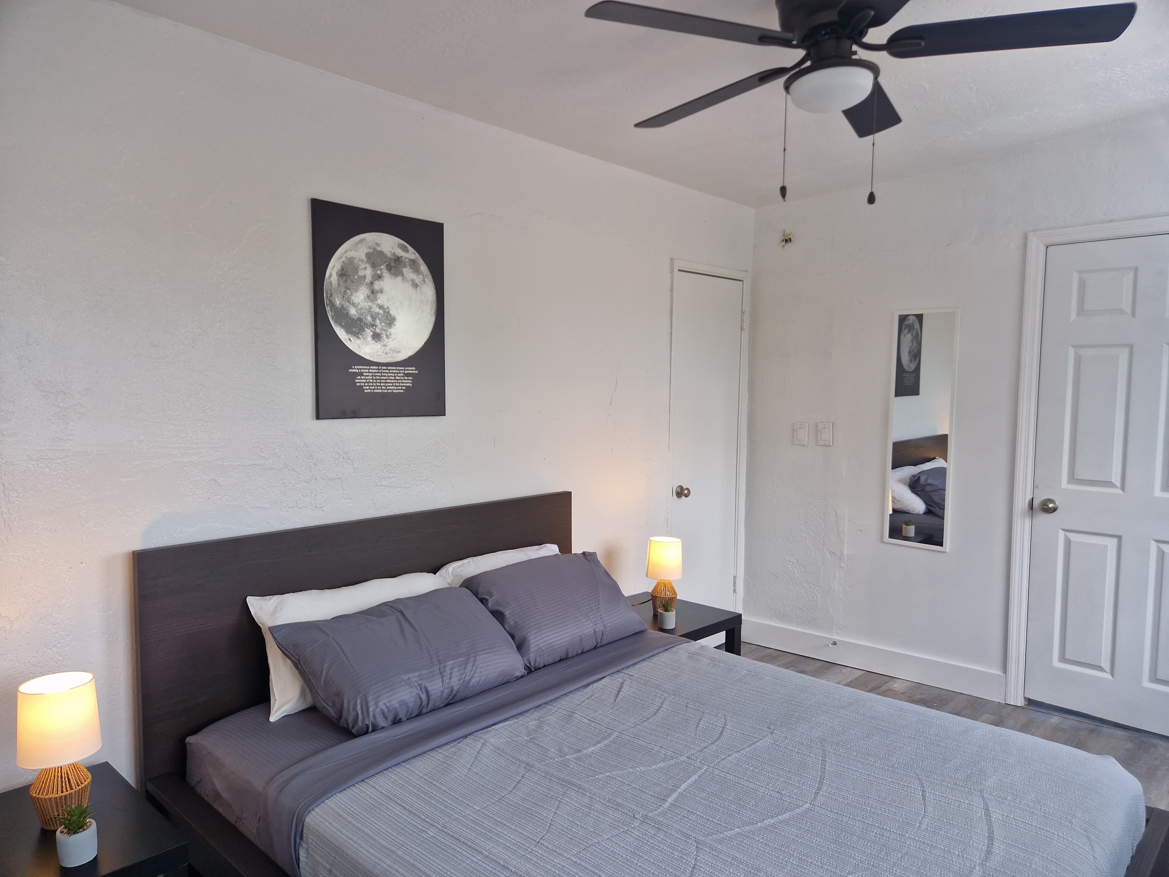 Two-bedroom apartment bedroom