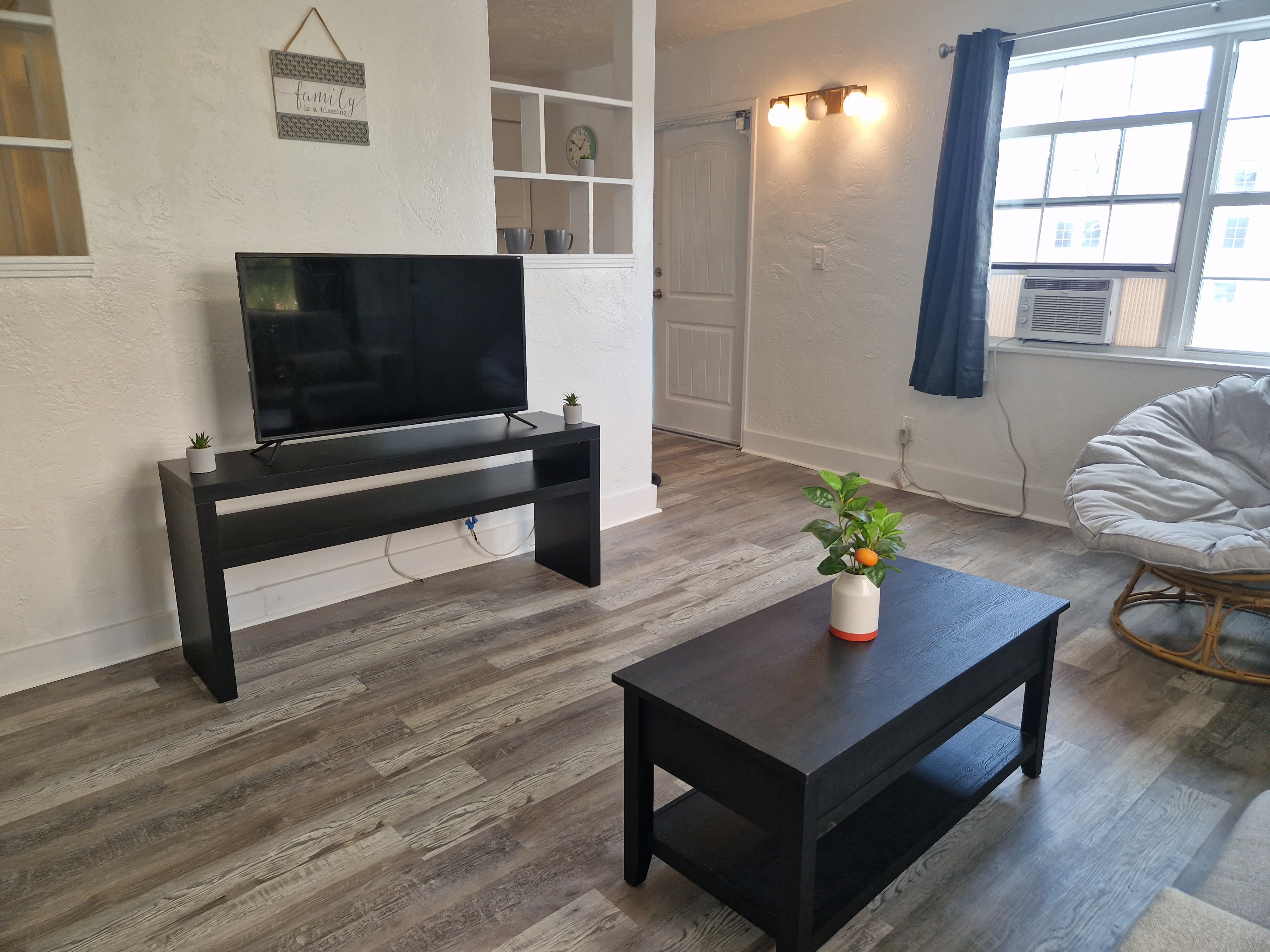 Two-bedroom apartment living room